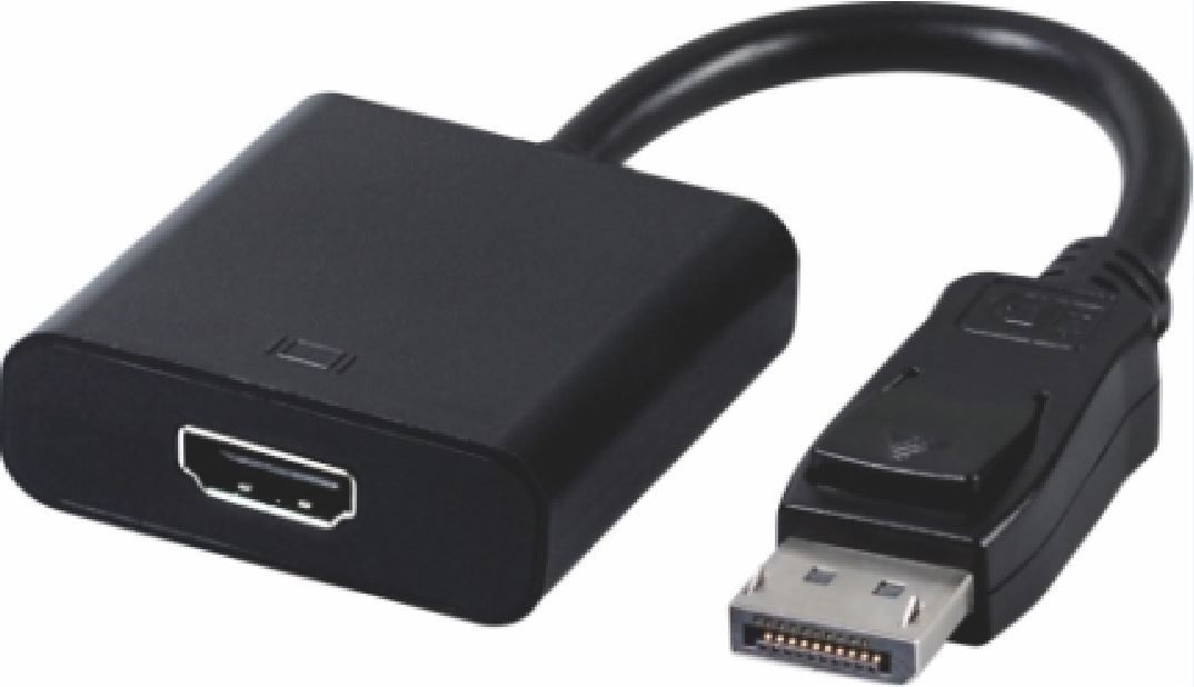 ASTROTEK DisplayPort to HDMI Adapter Converter Cable, 20cm long, featuring 20 pins for high-quality video output.
