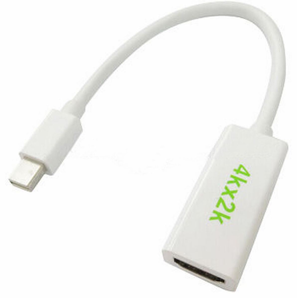 Astrotek Mini DisplayPort to HDMI Converter Adapter Cable, 15cm long with nickel-plated connectors, designed for 4K video output.