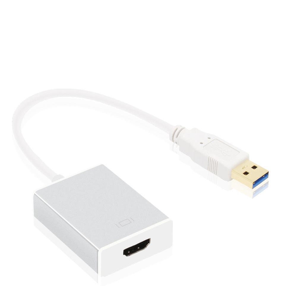 ASTROTEK USB 3.0 to HDMI Converter Cable, showcasing its compact design and connectors for easy connectivity.