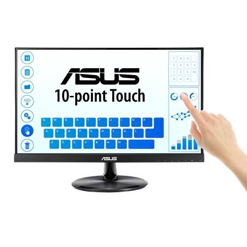 ASUS VT229H 21.5' Touch Monitor showcasing its sleek design and touch capabilities.
