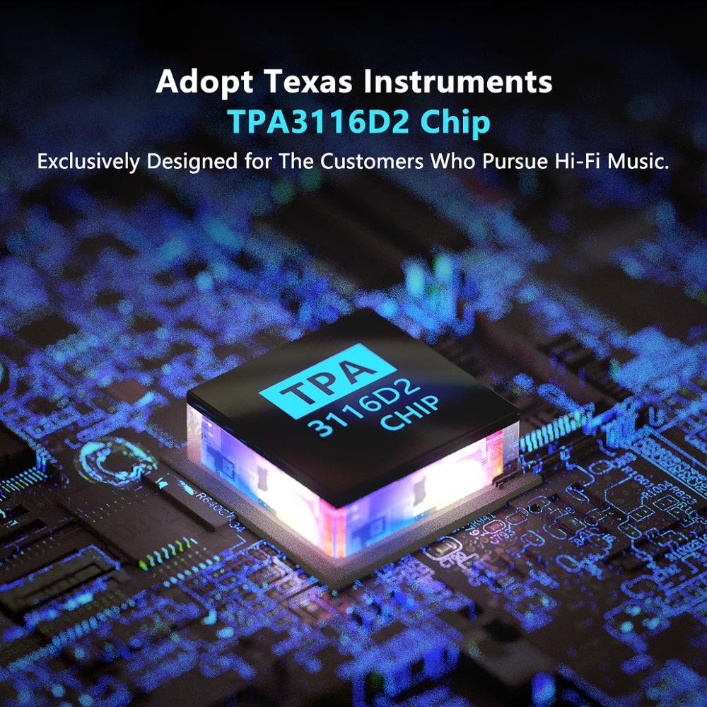 Compact Audio Power Amplifier 2 Channel Stereo Class D Mini Hi-Fi Professional with RCA input and sleek design.