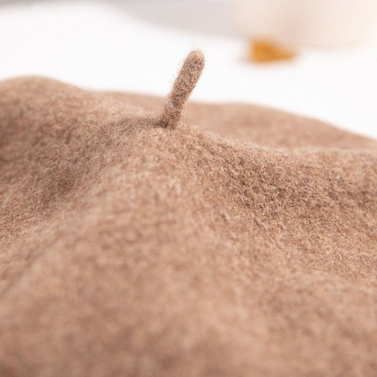 A stylish Autumn Winter Embroidered Warm Wool Hat for women, featuring intricate embroidery and a comfortable fit, perfect for outdoor leisure.