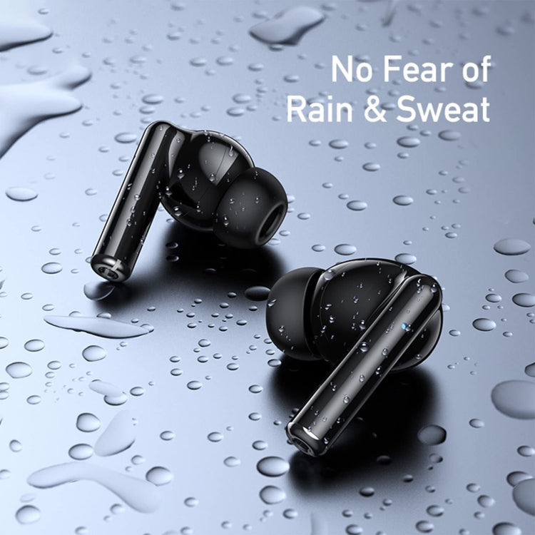 Awei T61 Noise Reduction Dual Mic TWS Bluetooth Earbuds in black, showcasing sleek design and advanced features.