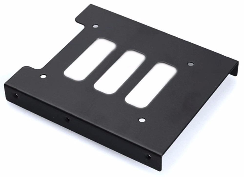 AYWUN 2.5' to 3.5' metal bracket for SSD installation, showcasing its robust design and compatibility features.