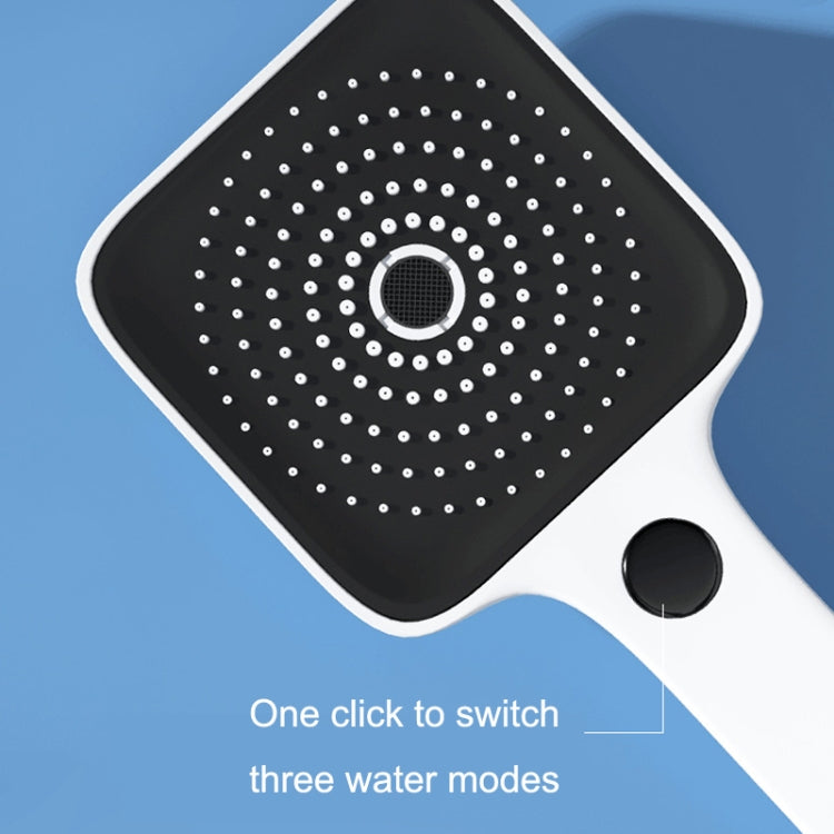 B12 Four Gear Round Tube Constant Temperature Shower Head Set showcasing sleek design and LED temperature display.