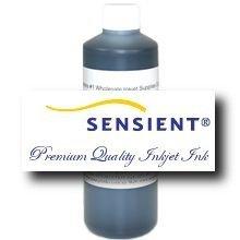 1 liter bottle of B5010 Sensient Black Ink for inkjet printers, showcasing its premium quality and made in USA label.