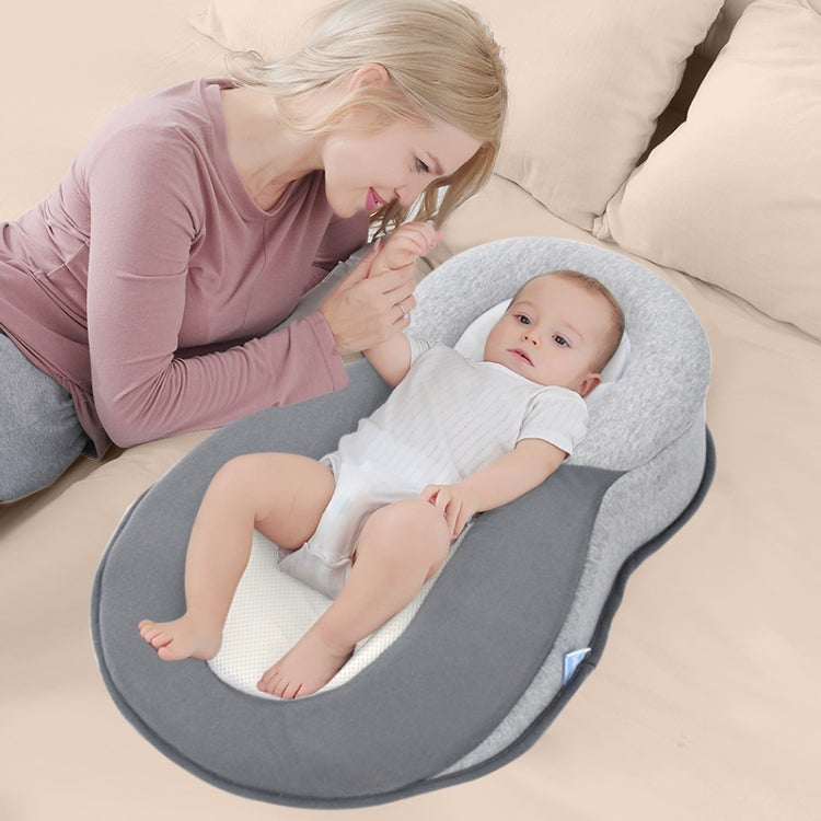 Baby Breastfeeding Pillow in soft modal cotton fabric, designed for ergonomic support and anti-spitting features.