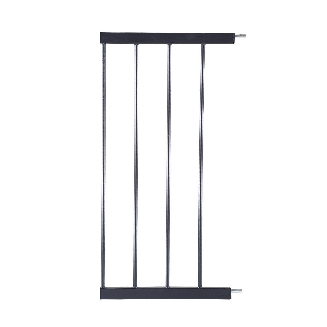 Black 30cm security gate extension panel for baby and pet safety.