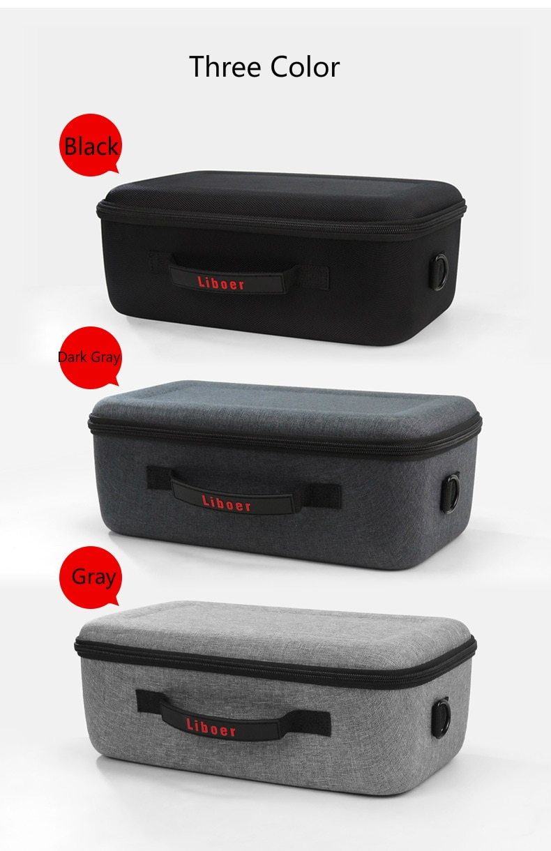 A protective hard carrying case for Nintendo Switch, featuring a durable exterior and soft lining, designed for travel and storage.