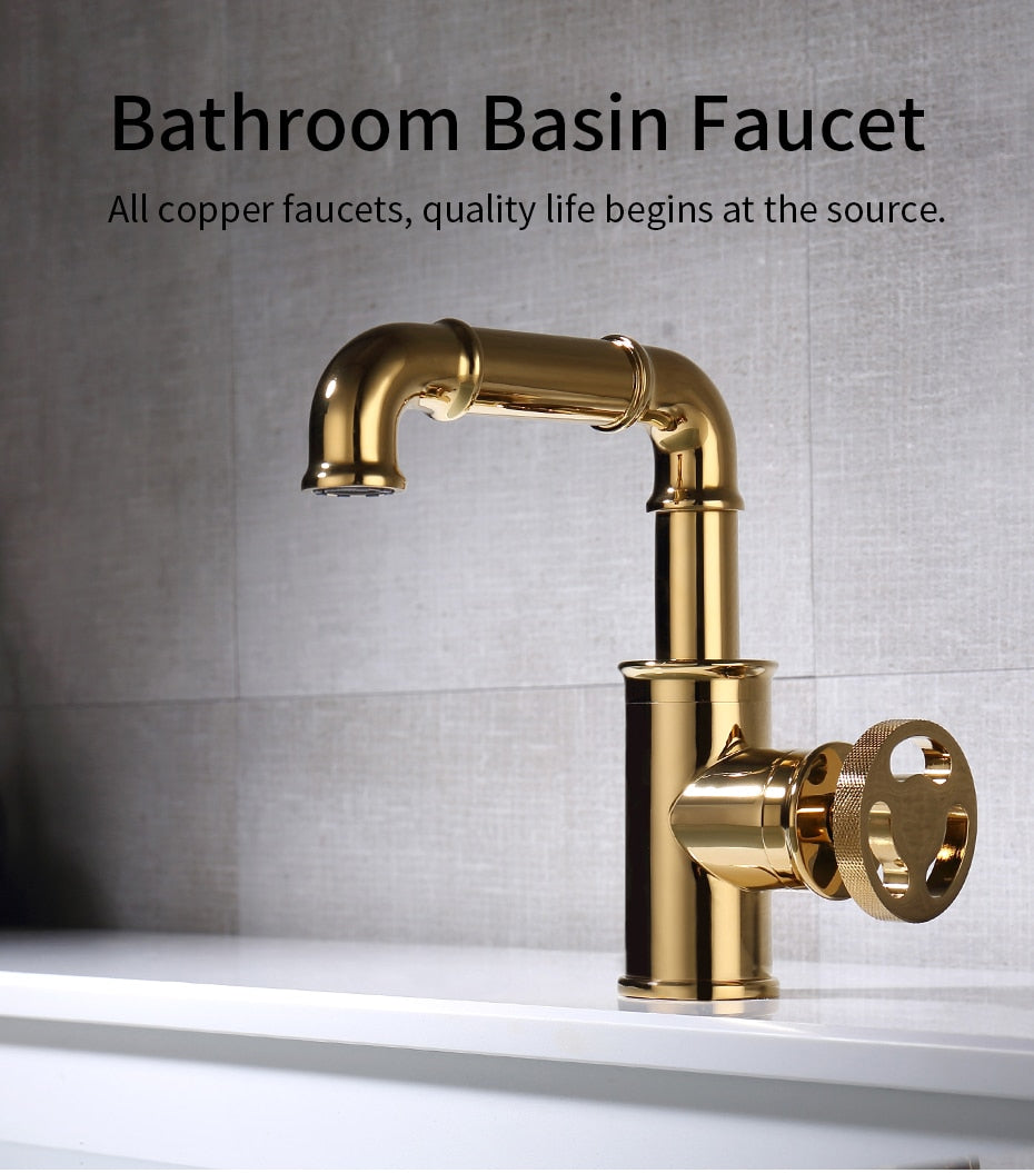 Black brass crane basin faucet with hot and cold water mixer, featuring a contemporary design and single handle for easy operation.