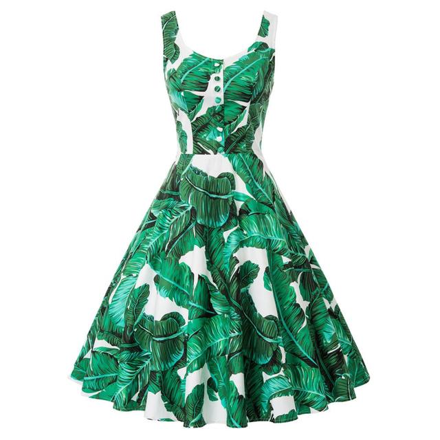 Belle Poque Cotton Dress featuring a sleeveless V-neck design with buttons and a grid plaid pattern, perfect for summer wear.