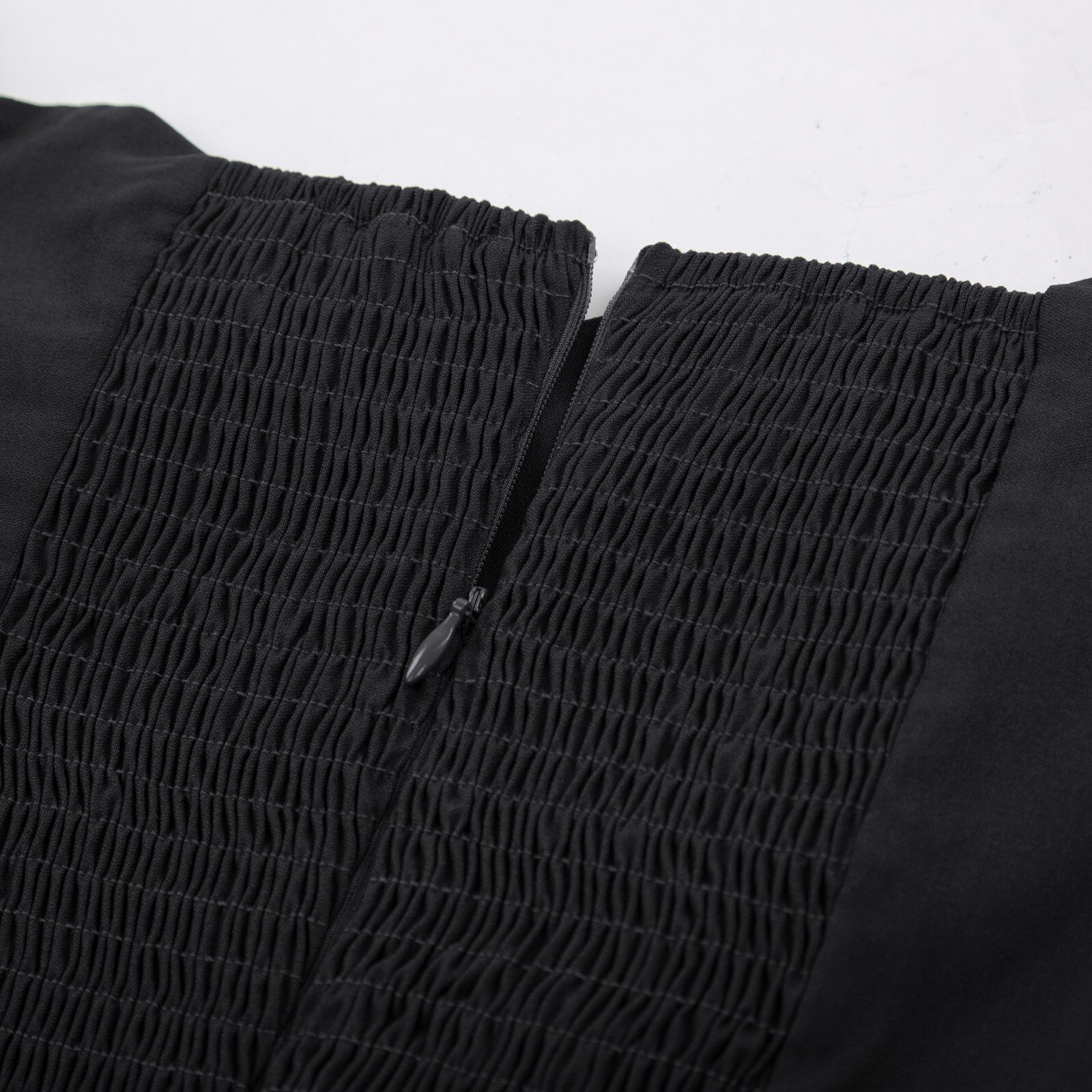 Belle Poque Retro Sexy Long Sleeve Off Shoulder Flared Dress in solid color, featuring a knee-length A-line silhouette and elegant off-shoulder neckline.