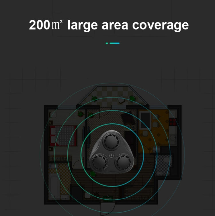 BG310 3-Horn Ultrasonic Mouse Repellent device with three speakers, compact design, and eco-friendly features.