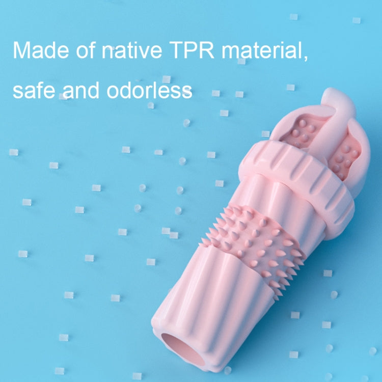 BG5038 Anti-wear and Drop-resistant Pet Chewing Toy in cup shape, made of TPR material, designed for dogs to chew and clean teeth.