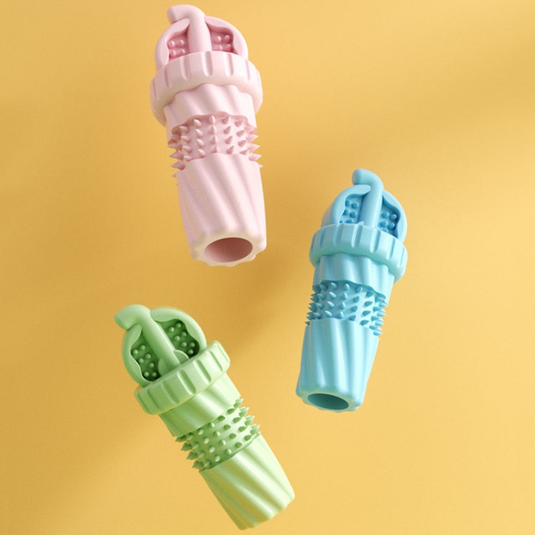 BG5038 Anti-wear and Drop-resistant Pet Chewing Toy in cup shape, made of TPR material, designed for dogs to chew and clean teeth.