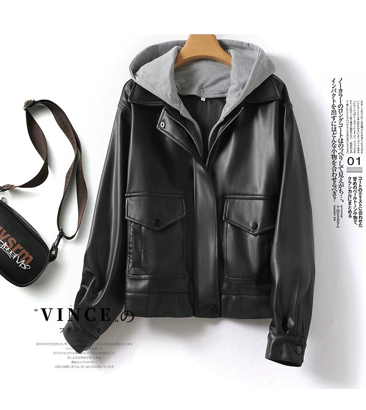 Big Brand Commuter Tail Stitching Hat displayed with a two-piece sweater, showcasing stylish design and quality stitching.