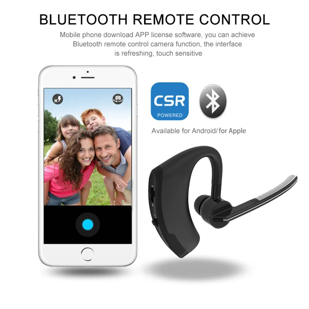Bluetooth Earpiece Wireless Headset with noise cancelling technology, designed for hands-free calling and comfort.
