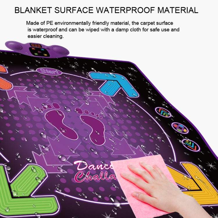 A colorful Bluetooth Electronic Dance Mat designed for children, featuring vibrant buttons and a soft surface for safe dancing.