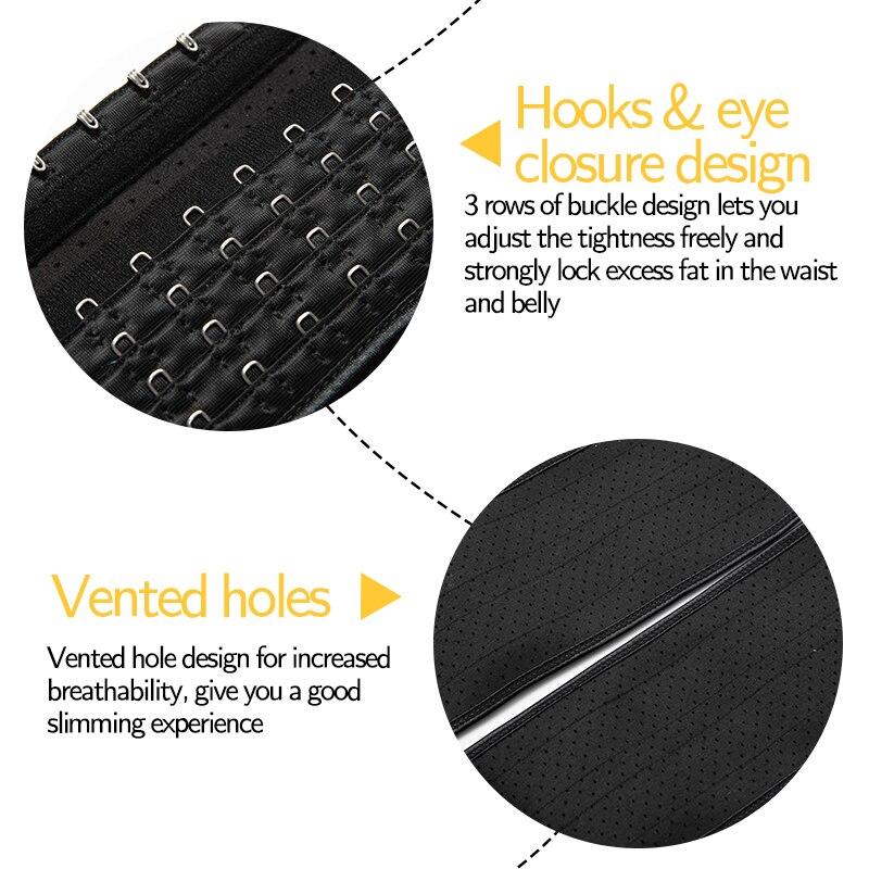 Boned Latex Waist Trainer Corset for Women, designed for weight loss and body shaping, featuring a sleek design and comfortable materials.