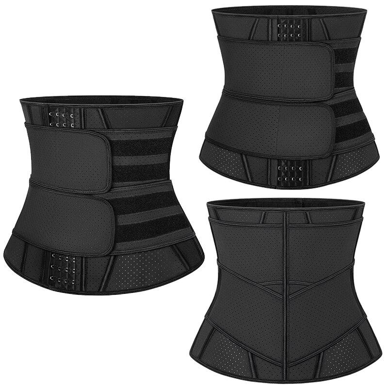 Boned Latex Waist Trainer Corset for Women, designed for weight loss and body shaping, featuring a sleek design and comfortable materials.