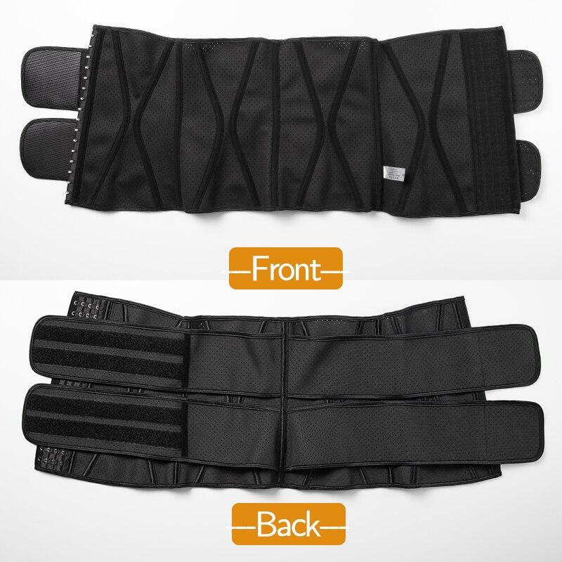 Boned Latex Waist Trainer Corset for Women, designed for weight loss and body shaping, featuring a sleek design and comfortable materials.