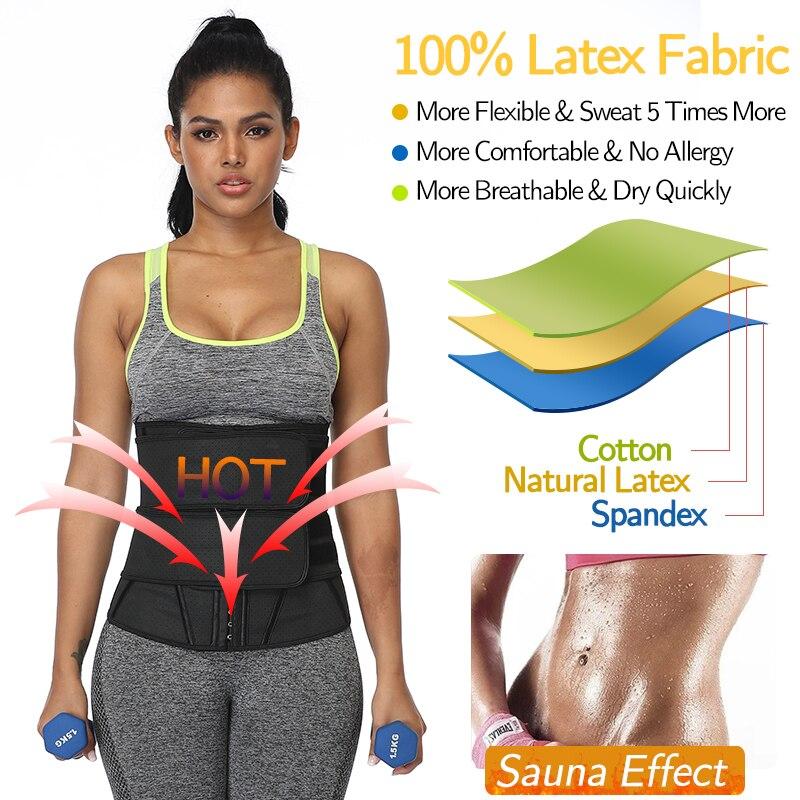 Boned Latex Waist Trainer Corset for Women, designed for weight loss and body shaping, featuring a sleek design and comfortable materials.