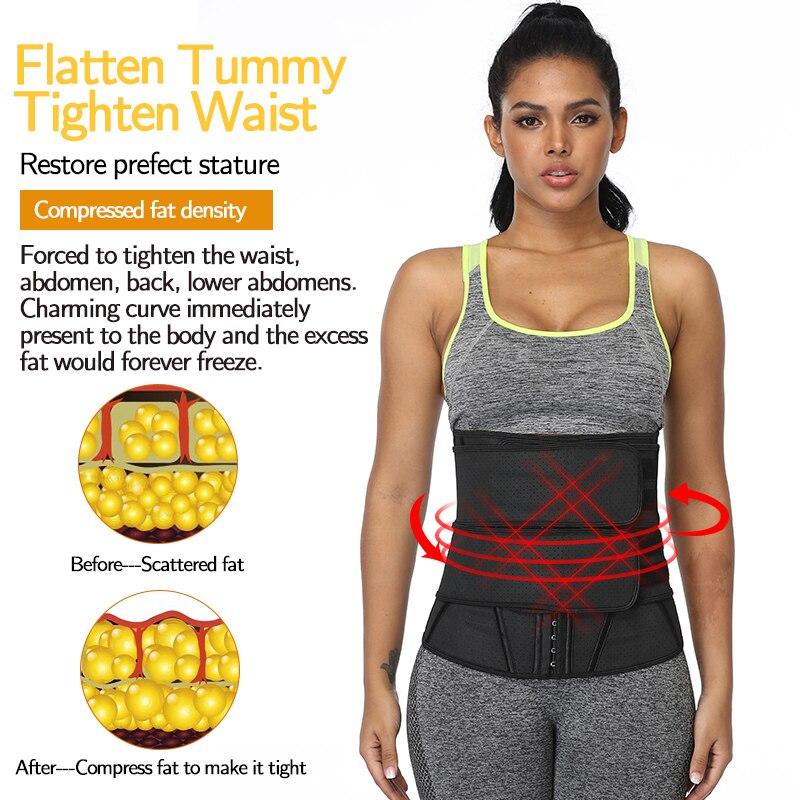 Boned Latex Waist Trainer Corset for Women, designed for weight loss and body shaping, featuring a sleek design and comfortable materials.