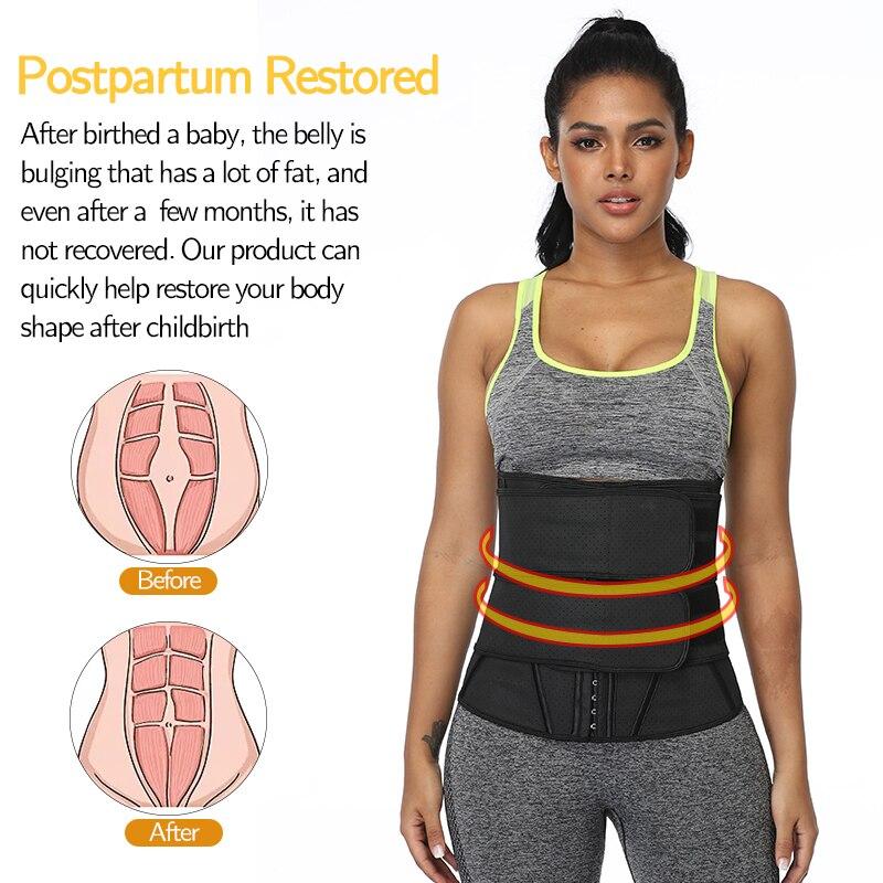 Boned Latex Waist Trainer Corset for Women, designed for weight loss and body shaping, featuring a sleek design and comfortable materials.