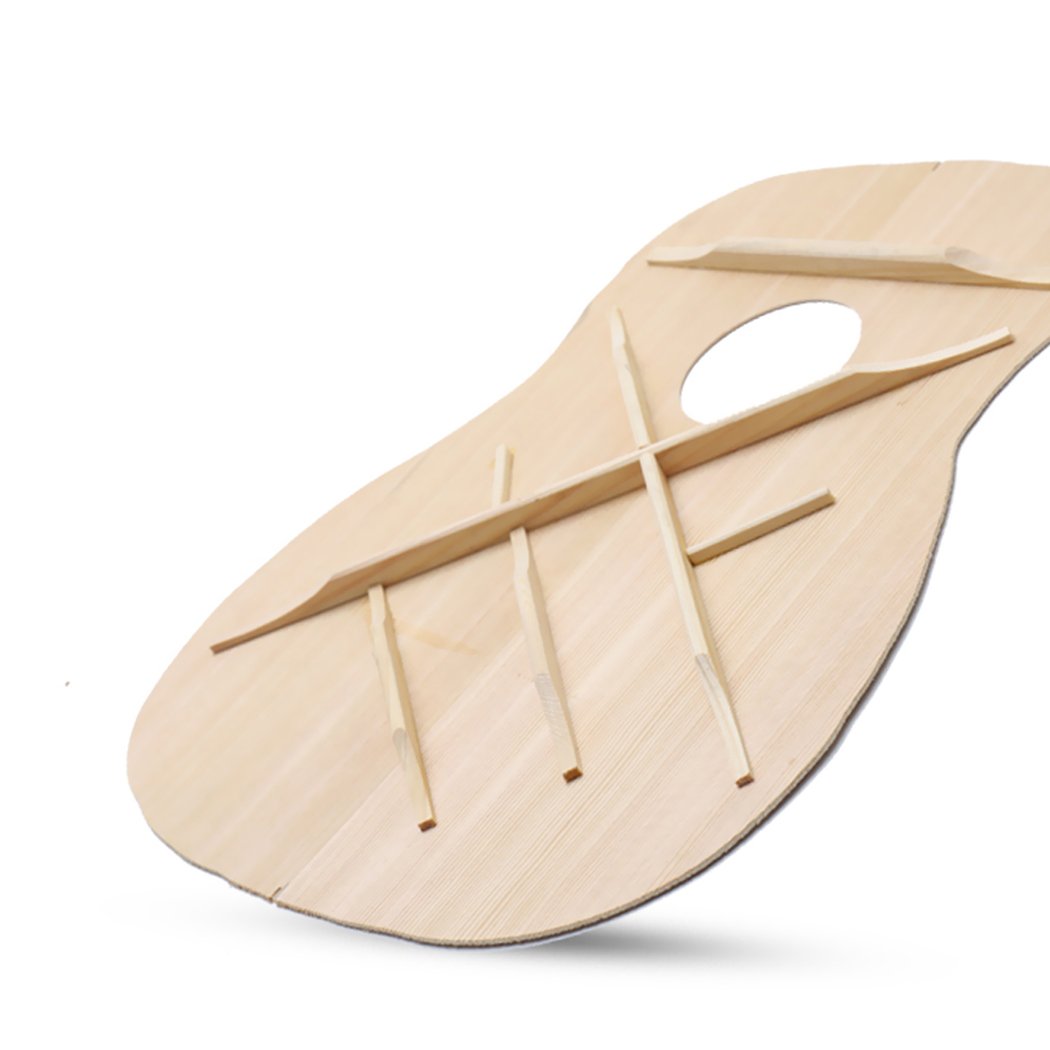 BoPeep 34 Inch Wooden Folk Acoustic Guitar in pink with a sleek design, featuring a laminated linden body and solid eco-rosewood fingerboard.