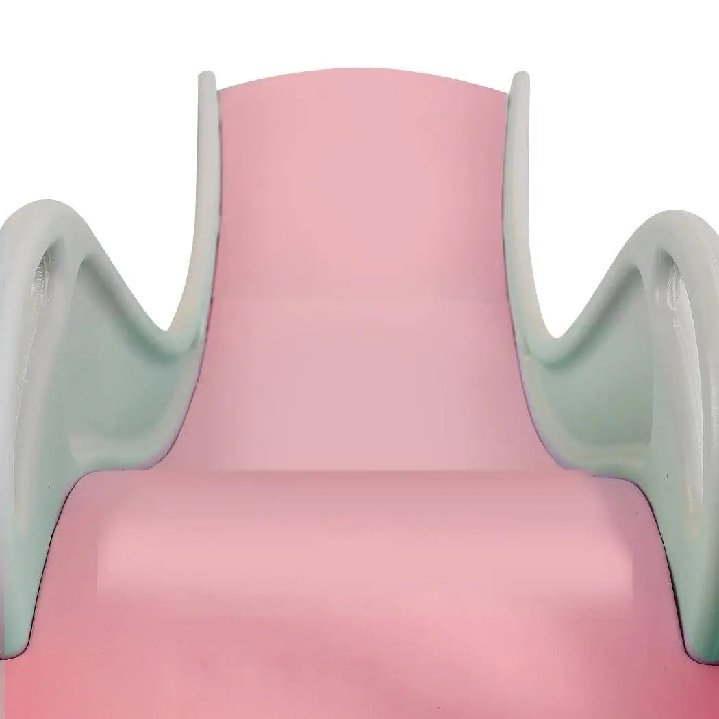 BoPeep Kids Slide Swing Basketball Ring Activity Center featuring a pink slide, swing, and basketball hoop for toddlers.