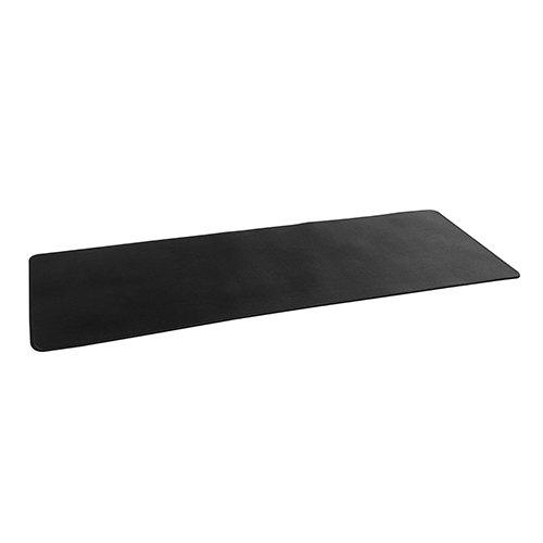 BRATECK Extended Large Stitched Edges Gaming Mouse Pad, featuring anti-fray stitching and a non-slip rubber backing, ideal for gaming and office use.