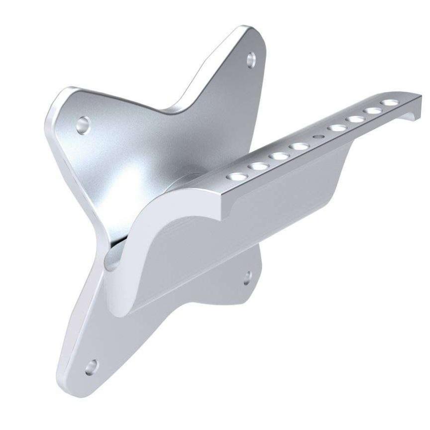 Brateck iMac VESA Mount Adapter for 24' & 27' iMac and Apple LED Cinema displays, showcasing its sleek aluminum design.