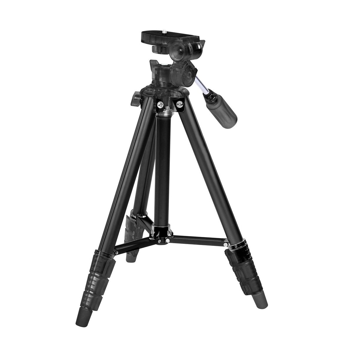 Brateck Professional Travel Tripod with a compact design, lightweight aluminum construction, and a three-dimensional head for stability.