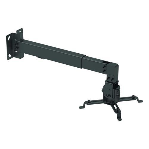 Brateck Projector Wall/Ceiling Mount showcasing adjustable tilt and sturdy steel construction, designed for projectors up to 20kg.