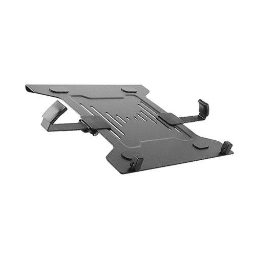 BRATECK Steel Laptop Holder designed for 10'-15.6' laptops, featuring heavy-duty steel construction and a ventilated design.