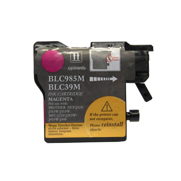 BROTHER LC39 Compatible Magenta Cartridge showcasing vibrant color and quality design.