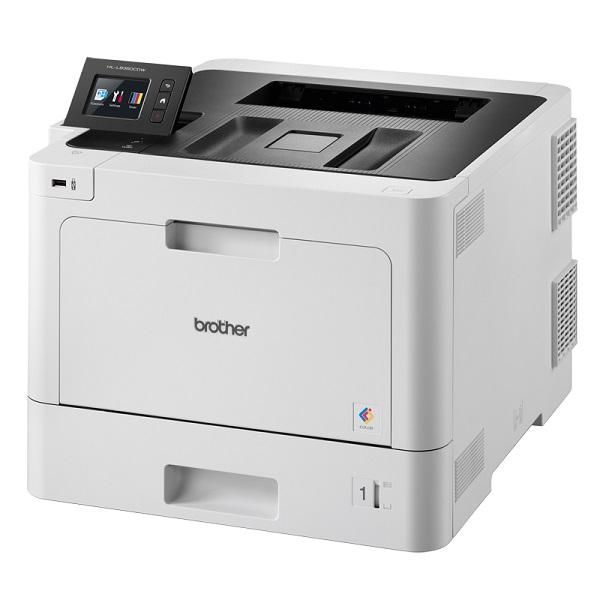 BROTHER HL-L8360CDW Professional Wireless Colour Laser Printer with touchscreen display and paper tray.