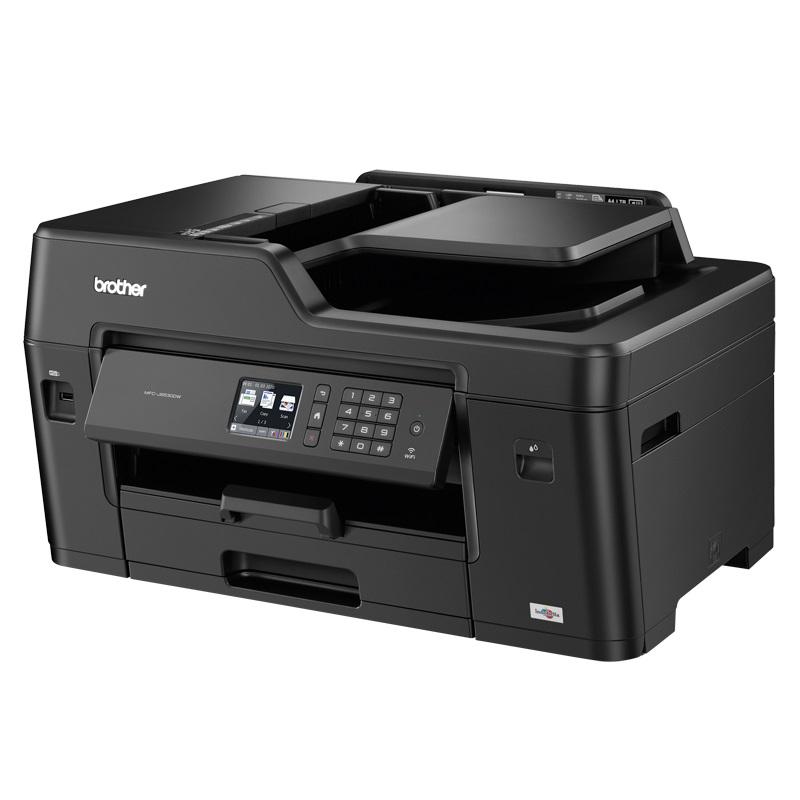 BROTHER J6530DW Business A3 Inkjet Multi-Function Centre with touchscreen and paper tray.