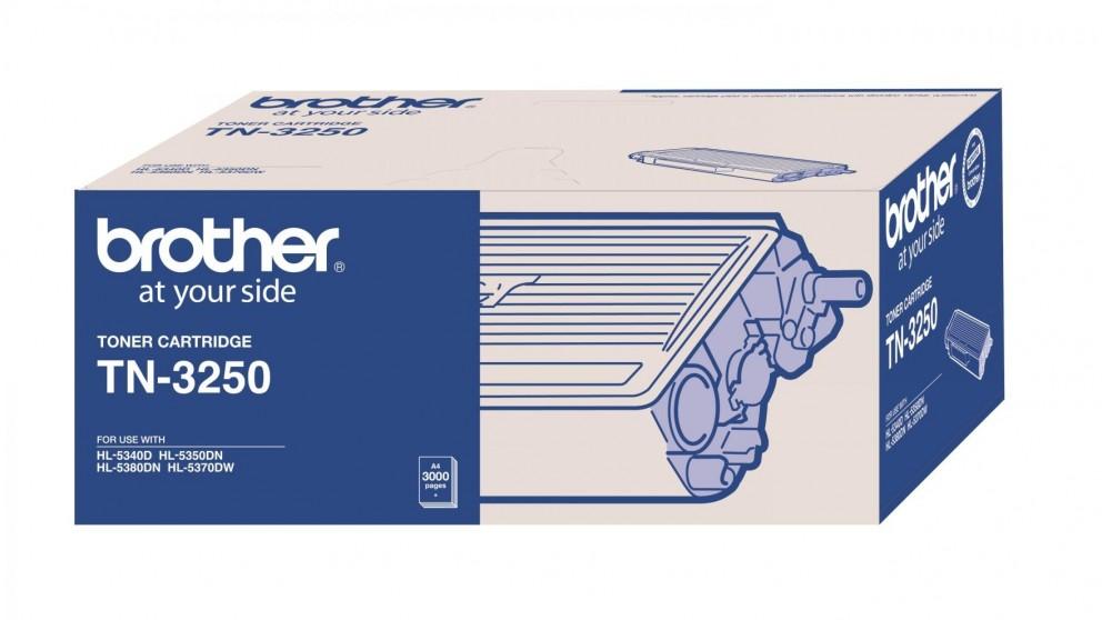 Brother TN-3250 Mono Laser Toner cartridge, black, designed for high-quality printing with a yield of 3,000 pages.