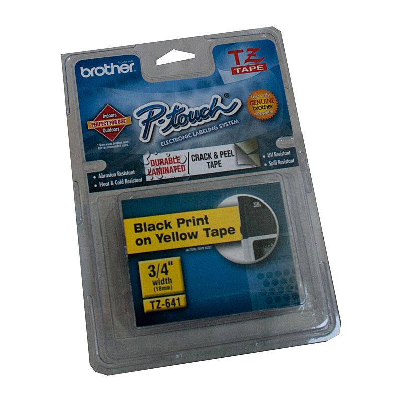 BROTHER TZe641 Labelling Tape roll, showcasing its premium quality and compatibility with POS stations.