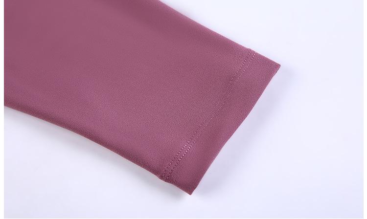 A pair of buttery-soft high rise yoga pants designed for pregnant women, showcasing their stretchy fabric and elastic waist.