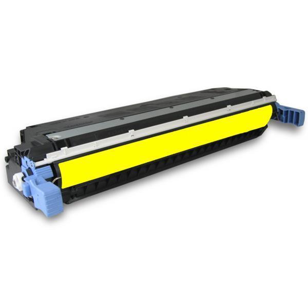 C9732A 5500 5550 Yellow Premium Generic Toner cartridge, showcasing its vibrant yellow color and sleek design.