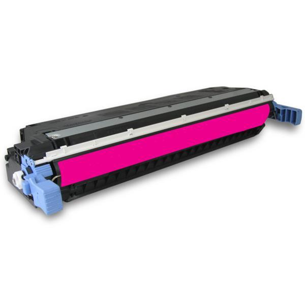 C9733A 5500 5550 Magenta Premium Generic Toner cartridge, showcasing its vibrant magenta color and sleek design.