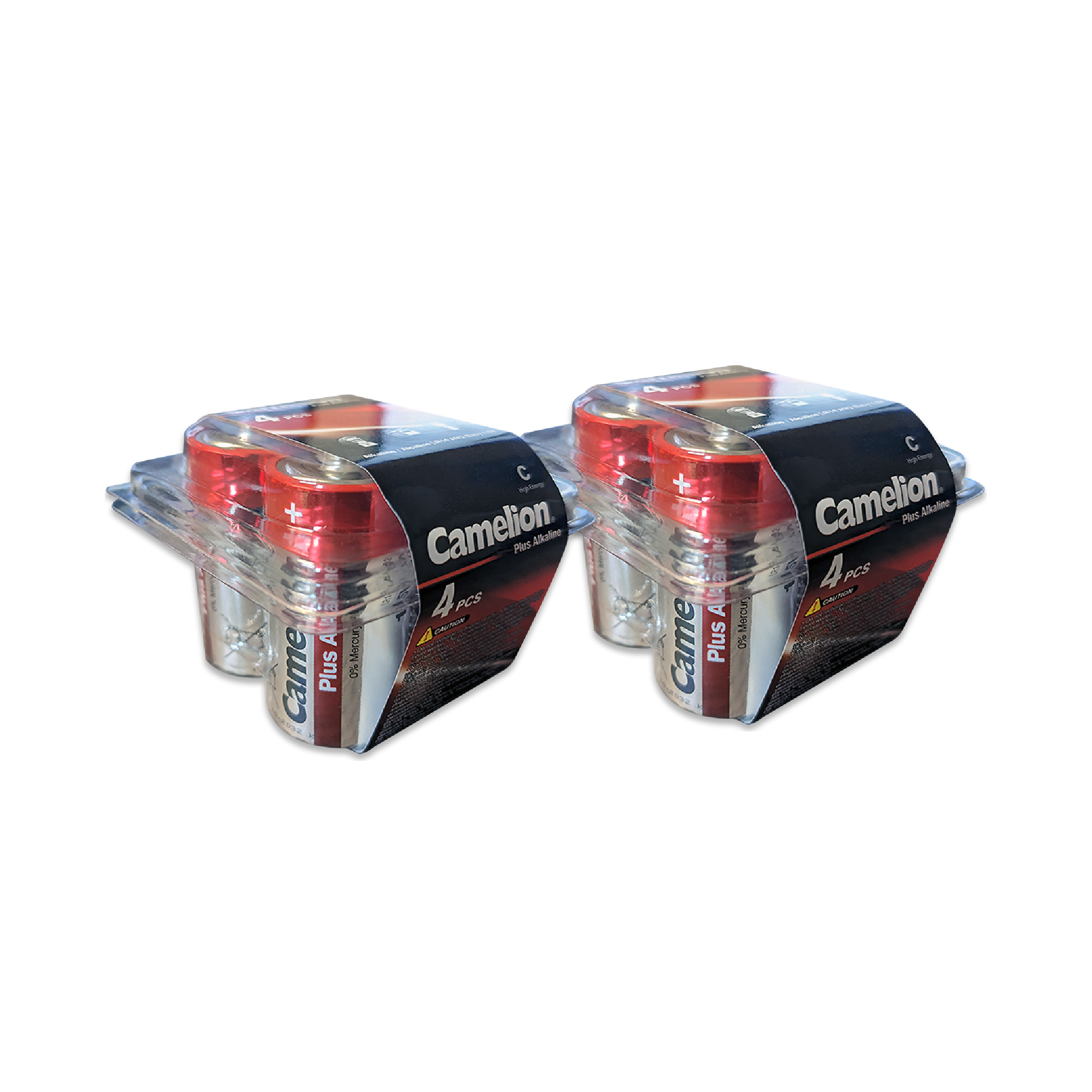 Camelion C Plus Alkaline Batteries 8 Pack, featuring reliable power for high drain devices, ideal for toys and electronics.