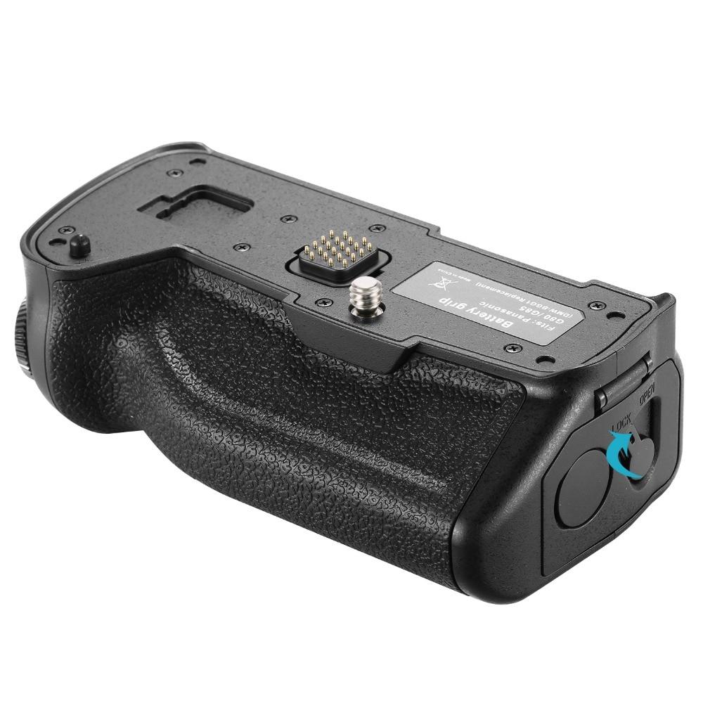 Camera Vertical Battery Grip Replacement for Panasonic G80 G85, enhancing shooting experience with ergonomic design and increased battery capacity.