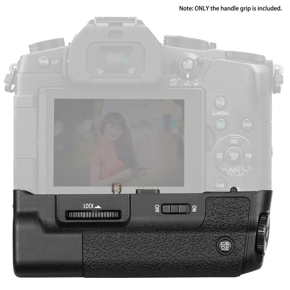 Camera Vertical Battery Grip Replacement for Panasonic G80 G85, enhancing shooting experience with ergonomic design and increased battery capacity.
