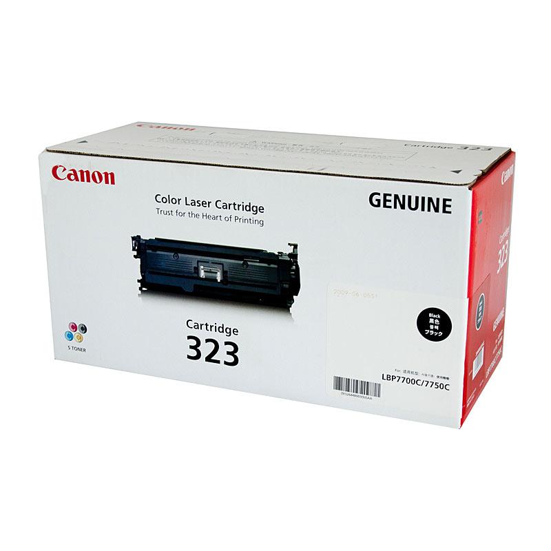 CANON Cartridge323 Black Toner cartridge, designed for high-quality printing, yielding 5,000 pages, compatible with Canon Laser Shot LBP7750CDN.