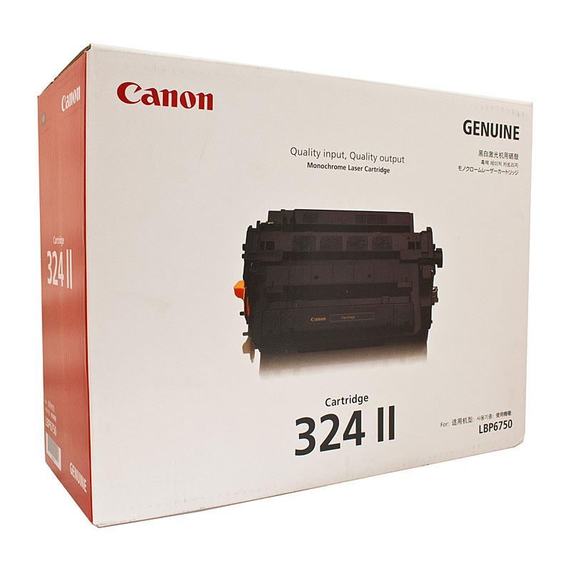 CANON Cartridge324HY Black Toner cartridge with packaging, designed for high-quality printing.