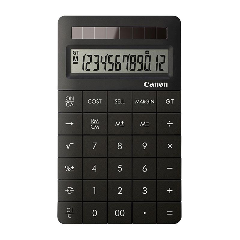 CANON XMARKII Calculator with a large display and solar panel, ideal for students and professionals.