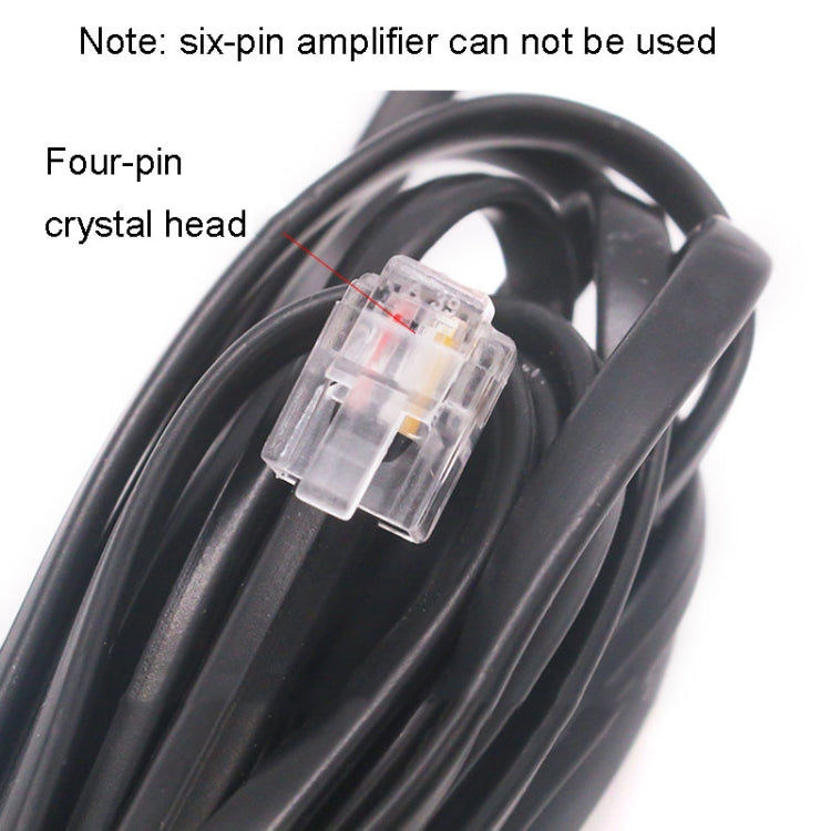 Car Amplifier Subwoofer Remote Volume Level Adjuster Tuner Controller with a sleek design and four-pin interface for easy volume control.